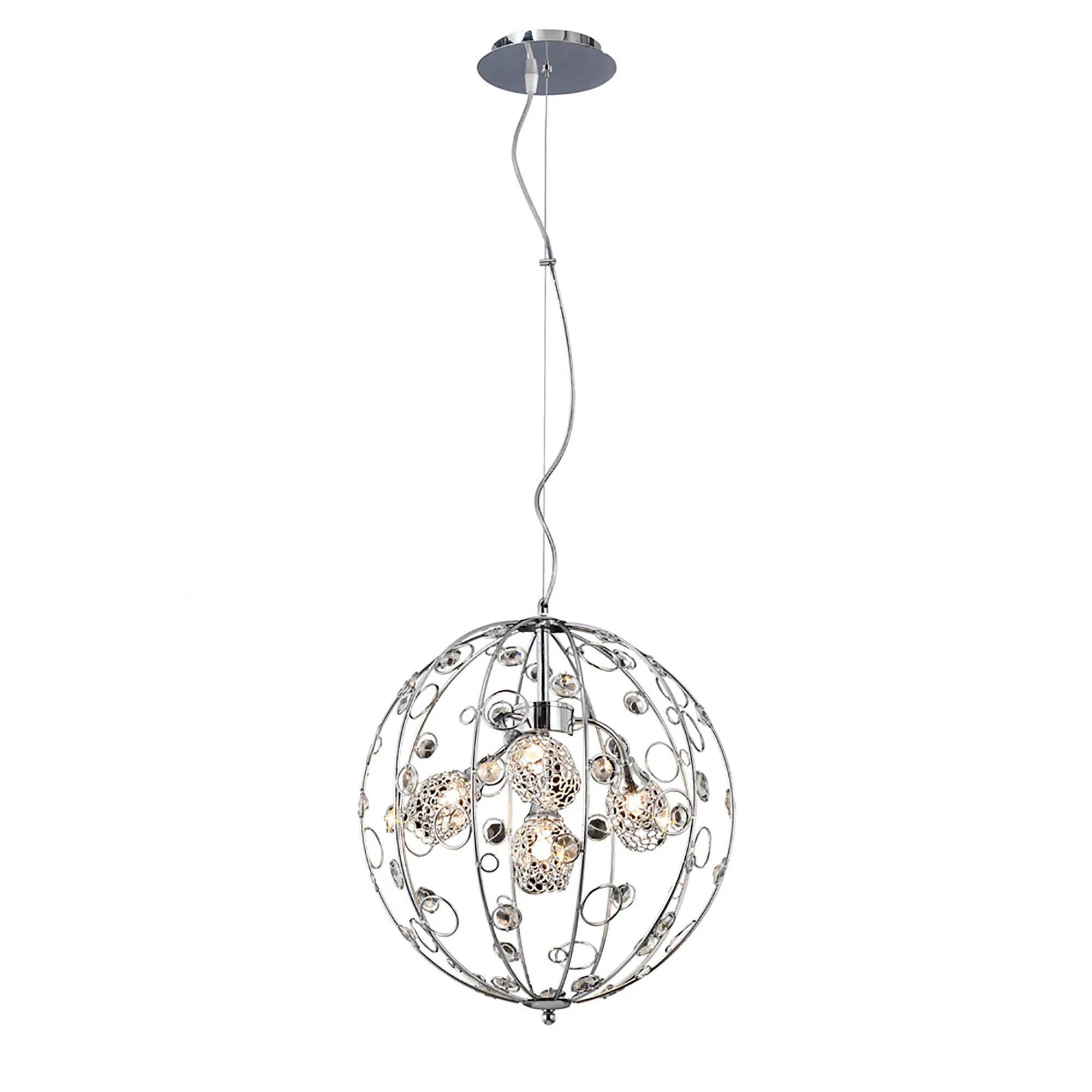IL30039  Sorrento Crystal Pendant 3 Light
